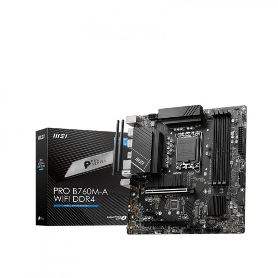 MAINBOARD MSI PRO B760M-A WIFI DDR4