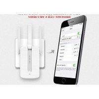 HƯỚNG DẪN CÀI ĐẶT KÍCH SÓNG WIFI MERCURY 3 RÂU MW310RE