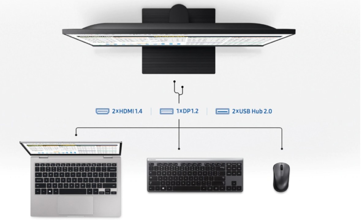 Màn hình Samsung LF24T450-4